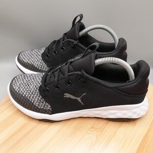 Puma‎ Grip Fusion Sport M 7.5 W 8.5 Black Spikeless Golf 191206-01 NWOT